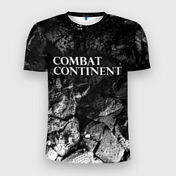 Футболка спортивная мужская Combat Continent black graphite, цвет: 3D-принт