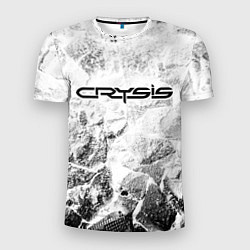 Мужская спорт-футболка Crysis white graphite