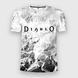 Мужская спорт-футболка Diablo white graphite