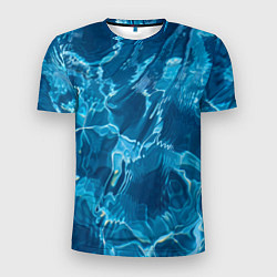 Мужская спорт-футболка Текстура океана