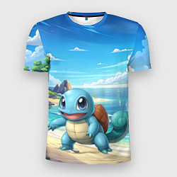 Футболка спортивная мужская Pokemon Squirtle, цвет: 3D-принт