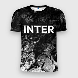 Футболка спортивная мужская Inter black graphite, цвет: 3D-принт