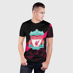 Футболка спортивная мужская Liverpool sport fc club, цвет: 3D-принт — фото 2