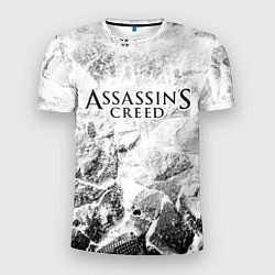 Мужская спорт-футболка Assassins Creed white graphite