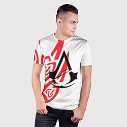 Футболка спортивная мужская Assassins Creed wild, цвет: 3D-принт — фото 2