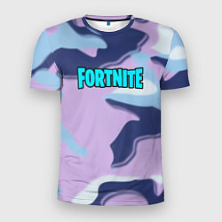 Футболка спортивная мужская Fortnite camo steel, цвет: 3D-принт