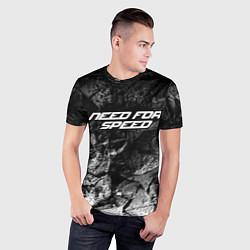 Футболка спортивная мужская Need for Speed black graphite, цвет: 3D-принт — фото 2