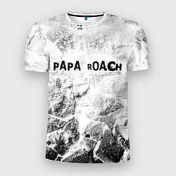 Футболка спортивная мужская Papa Roach white graphite, цвет: 3D-принт