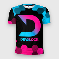 Футболка спортивная мужская Deadlock - neon gradient, цвет: 3D-принт