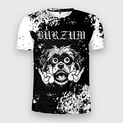 Мужская спорт-футболка Burzum рок пес