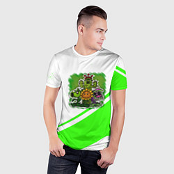Футболка спортивная мужская Plants vs Zombies geometry, цвет: 3D-принт — фото 2