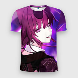 Мужская спорт-футболка Honkai Star Rail Kafka violet light