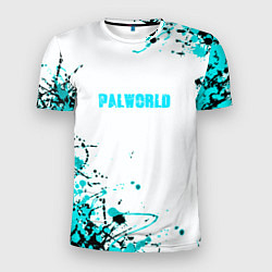 Мужская спорт-футболка Palworld краски