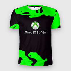 Мужская спорт-футболка Xbox fire green