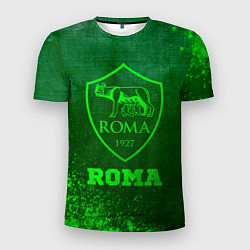 Мужская спорт-футболка Roma - green gradient