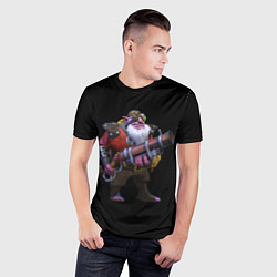 Футболка спортивная мужская Снайпер Dota 2, цвет: 3D-принт — фото 2