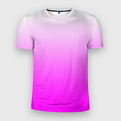 Футболка спортивная мужская Gradient color pink, цвет: 3D-принт
