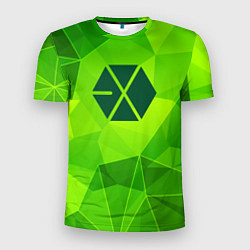 Мужская спорт-футболка Exo green poly