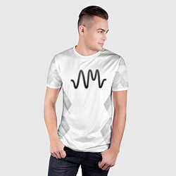 Футболка спортивная мужская Arctic Monkeys white poly, цвет: 3D-принт — фото 2