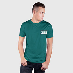 Футболка спортивная мужская Игрок 388 - Игра в кальмара, цвет: 3D-принт — фото 2