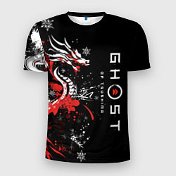 Футболка спортивная мужская Ghost of Tsushima - snowflakesv, цвет: 3D-принт