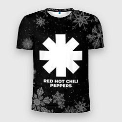 Футболка спортивная мужская Снежный Red Hot Chili Peppers, цвет: 3D-принт