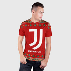Футболка спортивная мужская Juventus new year, цвет: 3D-принт — фото 2