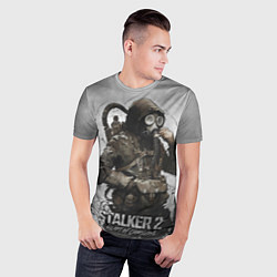 Футболка спортивная мужская S t a l k e r 2 Heart of Chornobyl, цвет: 3D-принт — фото 2