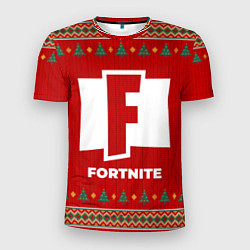 Мужская спорт-футболка Fortnite new year