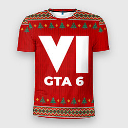 Мужская спорт-футболка GTA 6 new year