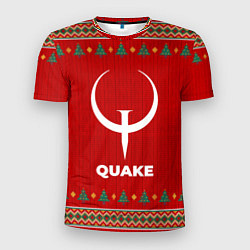 Мужская спорт-футболка Quake new year