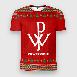 Футболка спортивная мужская Powerwolf new year, цвет: 3D-принт