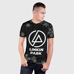 Футболка спортивная мужская Снежный Linkin Park, цвет: 3D-принт — фото 2