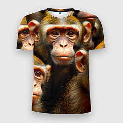 Мужская спорт-футболка Макаки