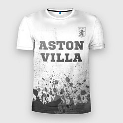 Мужская спорт-футболка Aston Villa - white gradient посередине