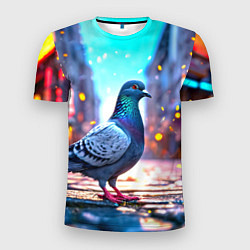 Мужская спорт-футболка Городской голубь