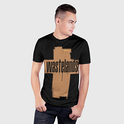 Футболка спортивная мужская Гранжевый крест, цвет: 3D-принт — фото 2