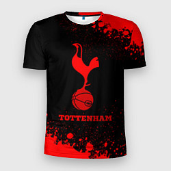 Мужская спорт-футболка Tottenham - red gradient