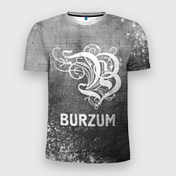 Футболка спортивная мужская Burzum - grey gradient, цвет: 3D-принт