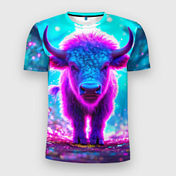 Мужская спорт-футболка Белый буйвол