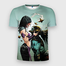 Мужская спорт-футболка Mileena & Kotal Kahn - Mortal Kombat