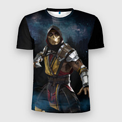 Мужская спорт-футболка Mortal Kombat - Скорпион