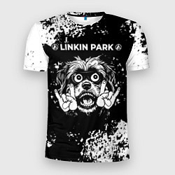 Футболка спортивная мужская Linkin Park 2024 рок пес, цвет: 3D-принт