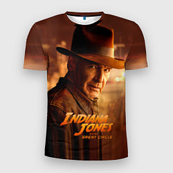 Футболка спортивная мужская Indiana Jones and the Great Circle, цвет: 3D-принт