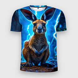 Мужская спорт-футболка Кенгуру в разрядах молнии