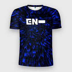 Мужская спорт-футболка Enhypen blue energy
