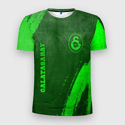 Футболка спортивная мужская Galatasaray - green gradient вертикально, цвет: 3D-принт