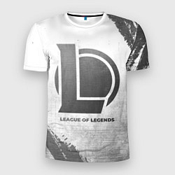 Мужская спорт-футболка League of Legends - white gradient