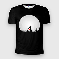 Футболка спортивная мужская Любовь при луне, цвет: 3D-принт