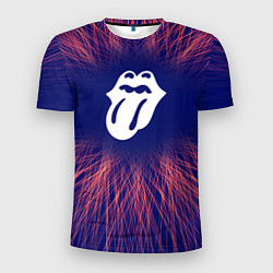 Мужская спорт-футболка Rolling Stones red energy